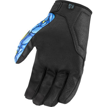 Guantes ICON Hooligan Kryola Kreep - Azul
