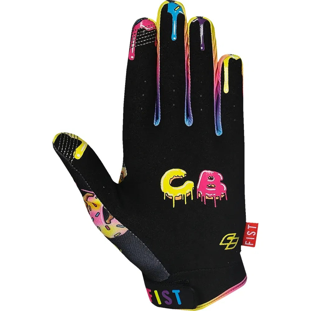 Guantes juveniles con tiras caroline buchanan red label sprinkle fades