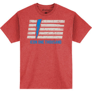 Playera ICON Invasion Stripe - Roja