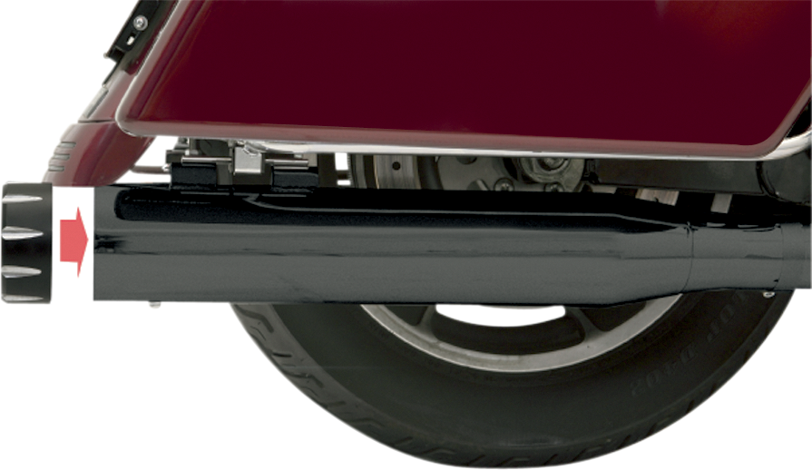 Silenciadores deslizables Quick Change Series - Silenciadores deslizables Quick Change Series de 4" - Negro - FL '95-'16