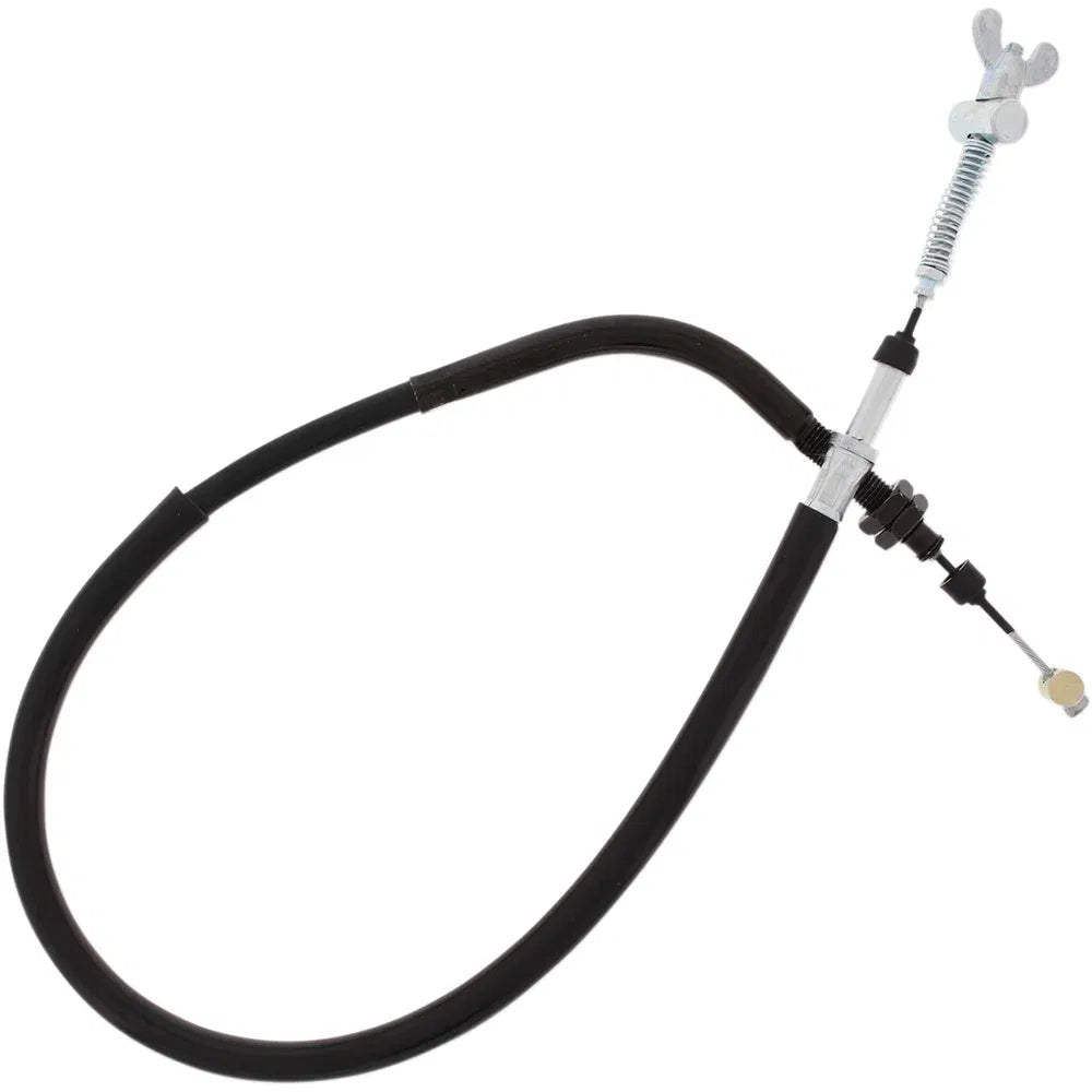 Cable de freno de vinilo negro.