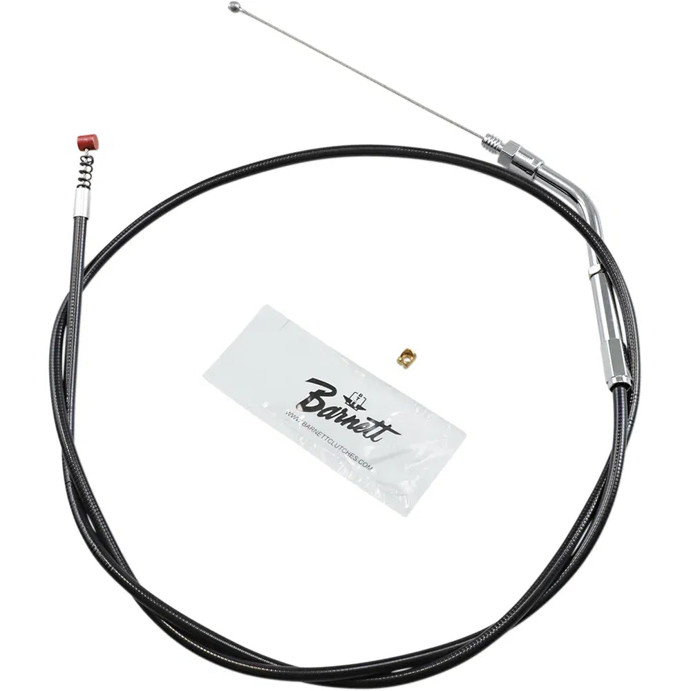 Cable de acelerador/ralentí de vinilo negro