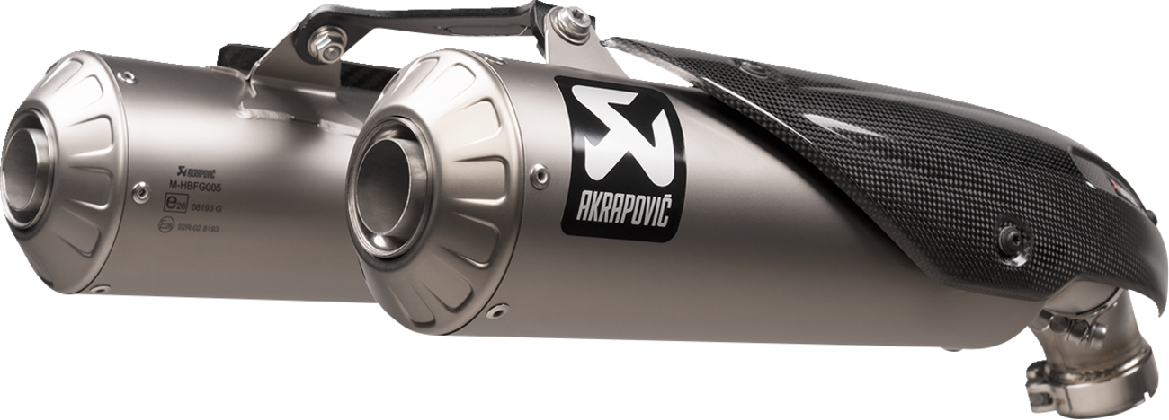 Escape Akrapovic - Slip-On Muffler - Titanium