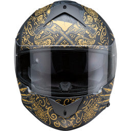 Casco Z1R Warrant Sombrero - Black/Gold