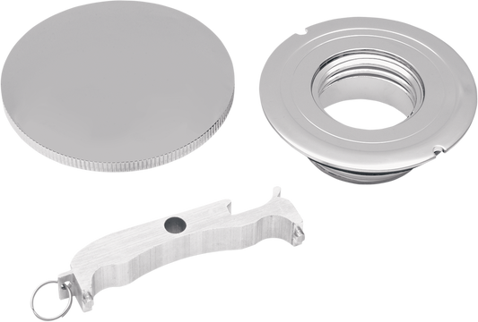 Tapa de gasolina con protectores de pintura
