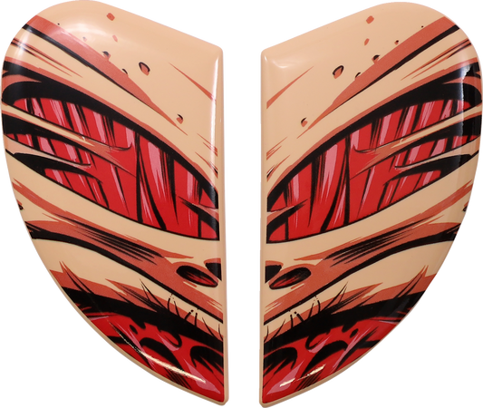 Placas laterales del casco Airform™: estiramiento facial