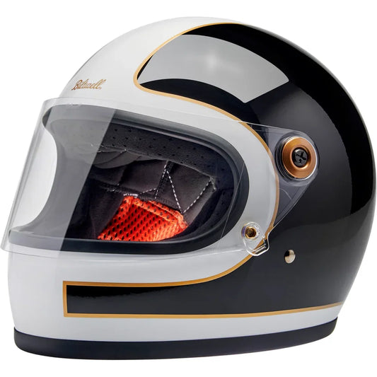 Casco Biltwell Gringo S Gloss White/Black Tracker