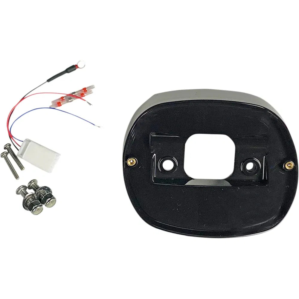 Placa base de luz trasera para harley-davidson