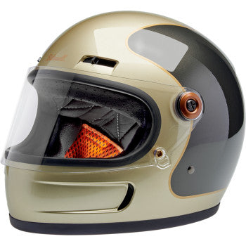 Casco Biltwell Gringo SV Helmet Tracker - Gloss Metallic Champagne/Charcoal
