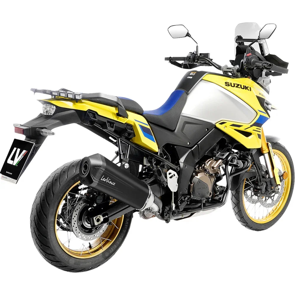 Silenciador LEOVINCE LV-12 R Slip-On Black Stainless Steel V-Strom 1050
