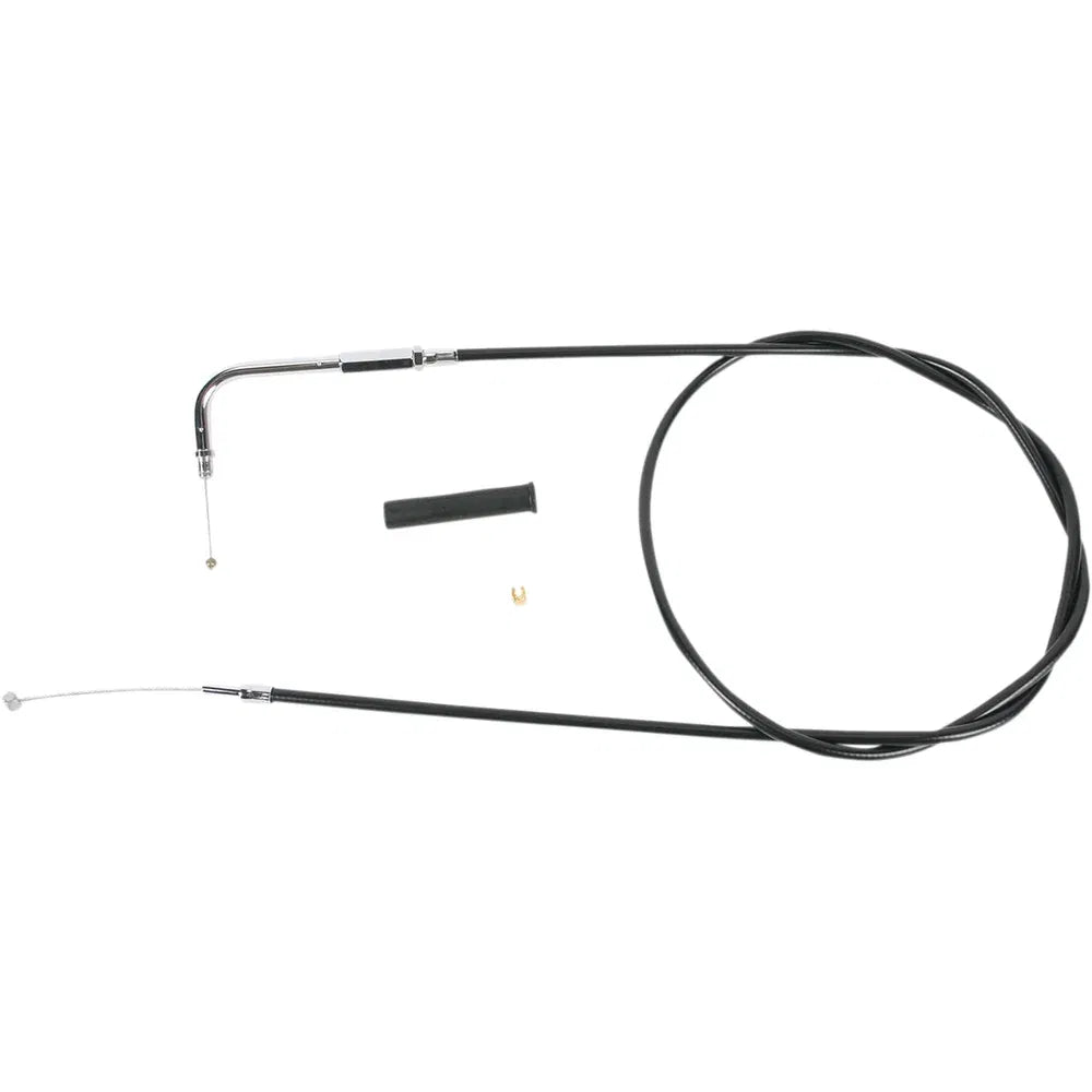 Cable de acelerador/ralentí de vinilo negro