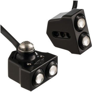 Direccionales traseras LED Joker Machine - Negro/Rojo