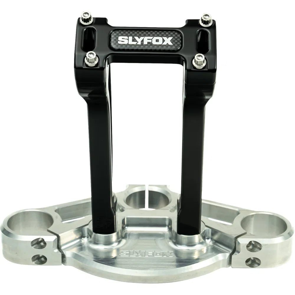 Kit SLYFOX Handlebar Riser Pullback 1-1/8" Clamping 8" Rise