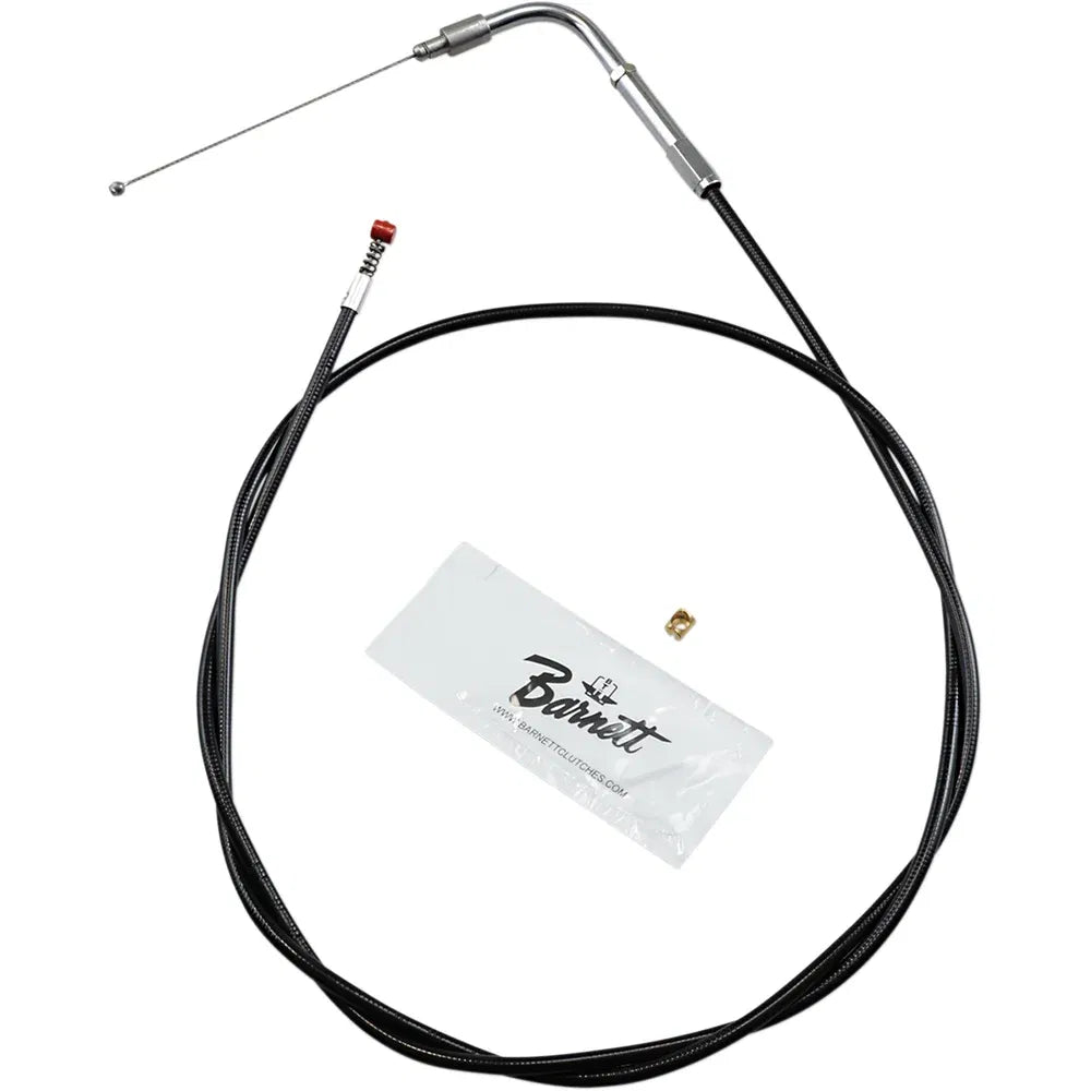 Cable de acelerador/ralentí de vinilo negro