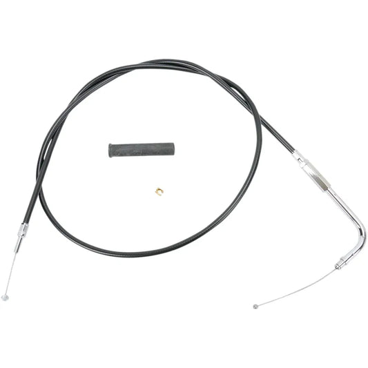 Cable de acelerador/ralentí de vinilo negro