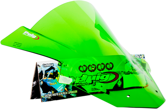 Parabrisas Z-Racing - Parabrisas de carrera - 16-1/8" - Verde - ZX10R