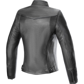 Chamarra de Piel Stella Tory - Negro