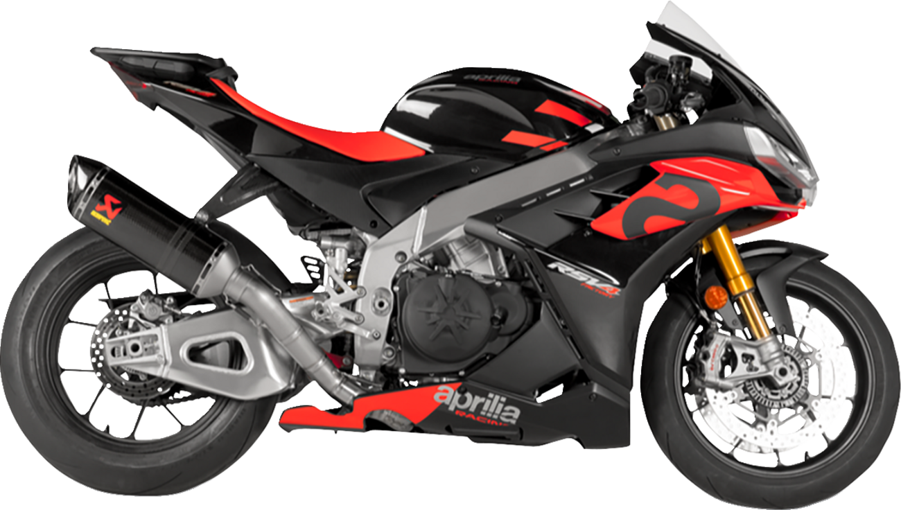 Escape Akrapovic - Evolution Line Exhaust System - Titanium/Carbon Fiber - RSV4