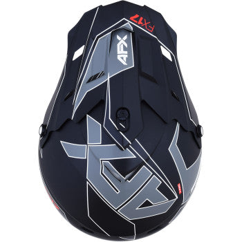 Casco FX-17 Aced - Negro Matte/Blanco