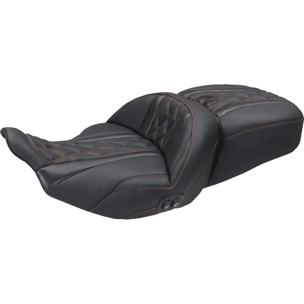 Asiento calefactable super touring de una pieza para 2 personas