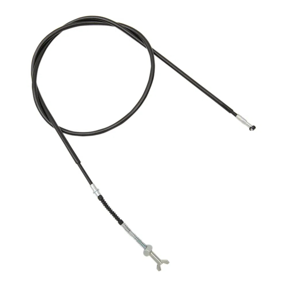 Cable de freno de vinilo negro.