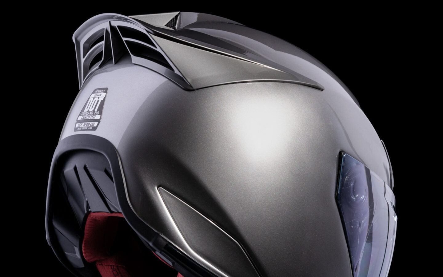 Casco ICON Domain Cornelius - Plata