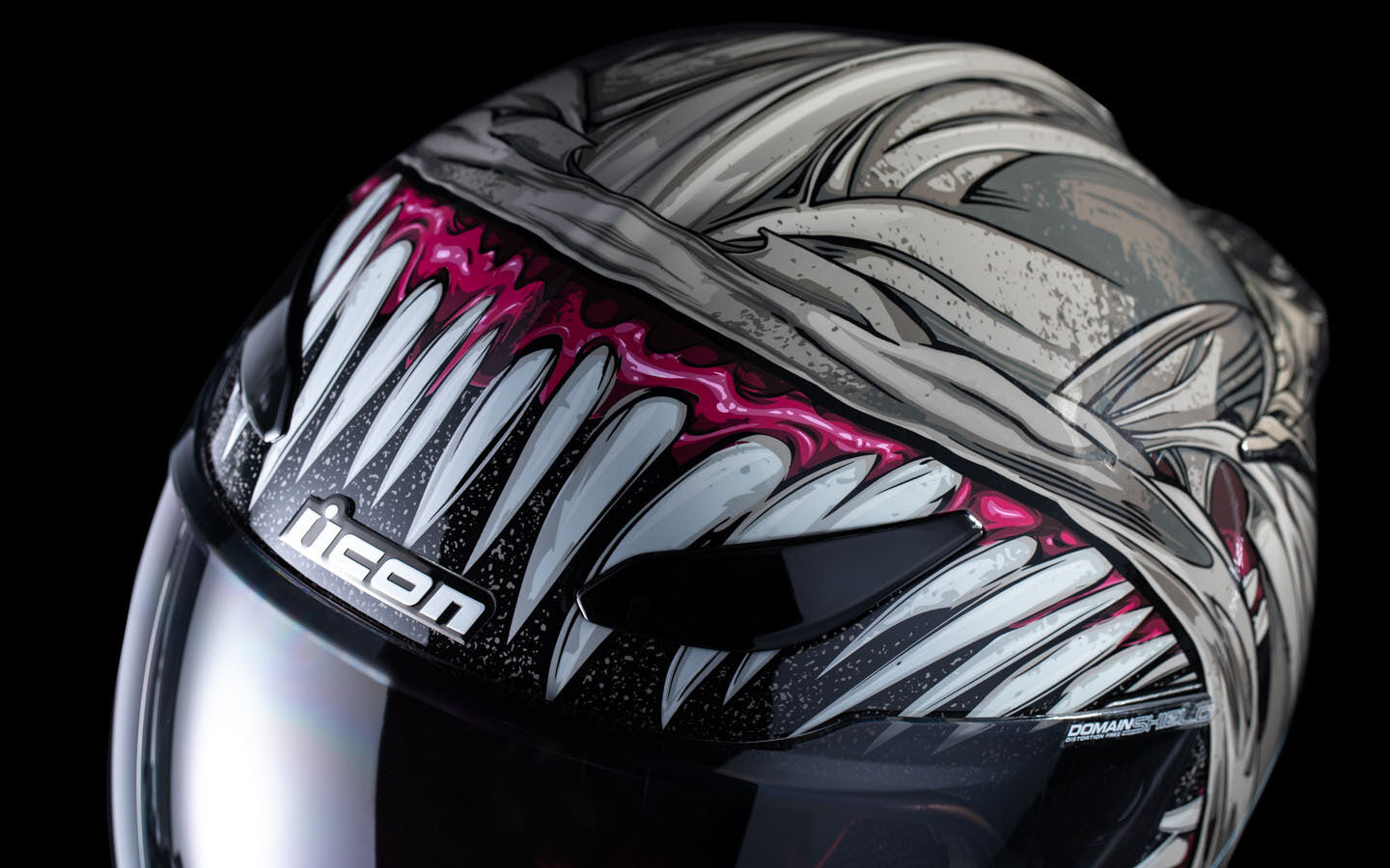 Casco Icon Grand Maw - Gris