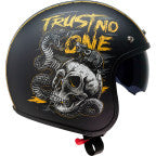 Casco Z1R Saturn - Trust No One - Negro / Amarillo