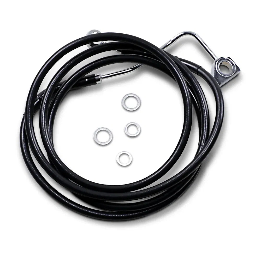 Kit de línea de freno de vinilo negro de longitud extendida