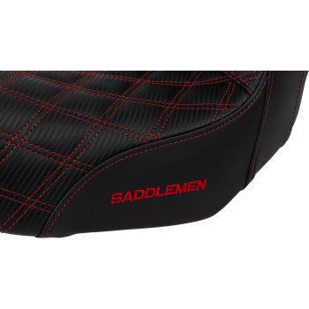 Asiento Saddlemen Pro Series SDC Performance - Rojo - Dyna 06 - 17