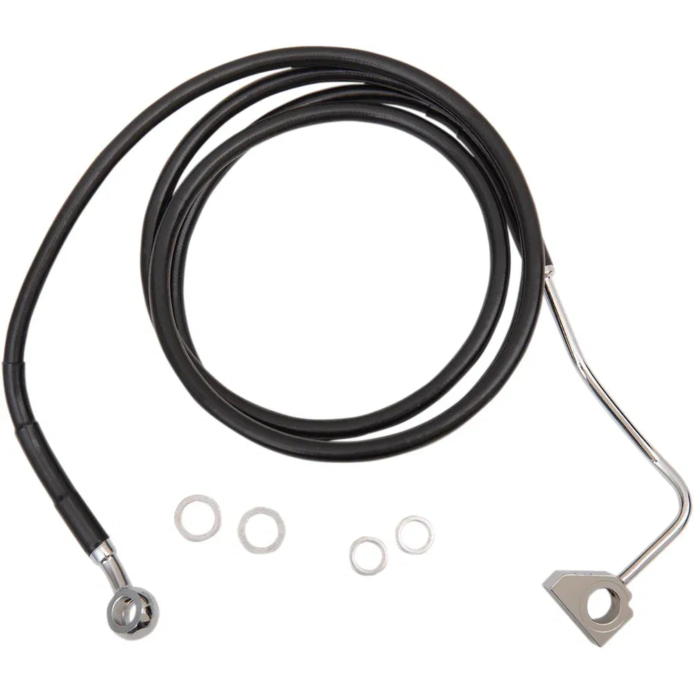 Kit de línea de freno de vinilo negro de longitud extendida