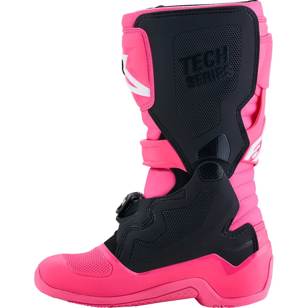 Botas Alpinestars Youth Tech 7S Fluorescent Pink/Black/White