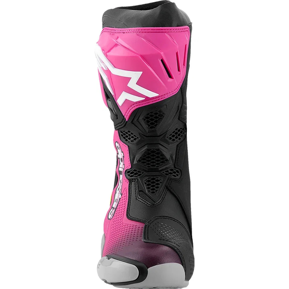 Botas supertech r negro/magenta/blanco/amarillo