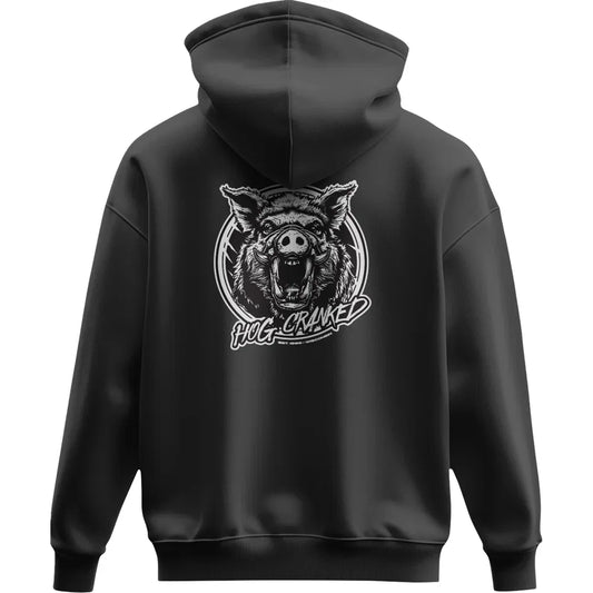 Sudadera con capucha con manivela de cerdo