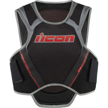 Chaleco Icon Field Armor Softcore Megabolt negro