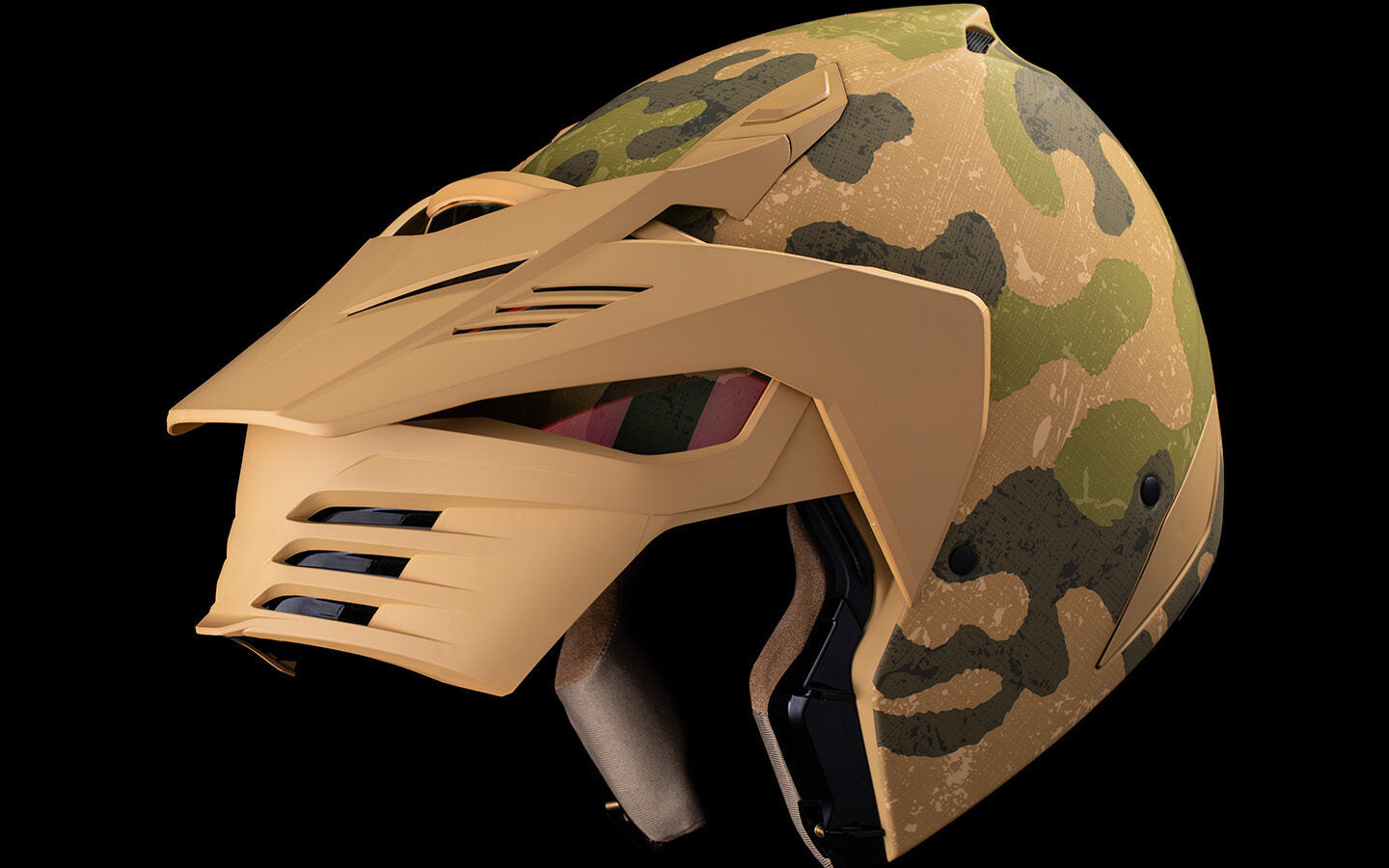 Cascos Elsinore Magnacross Tan de Icon