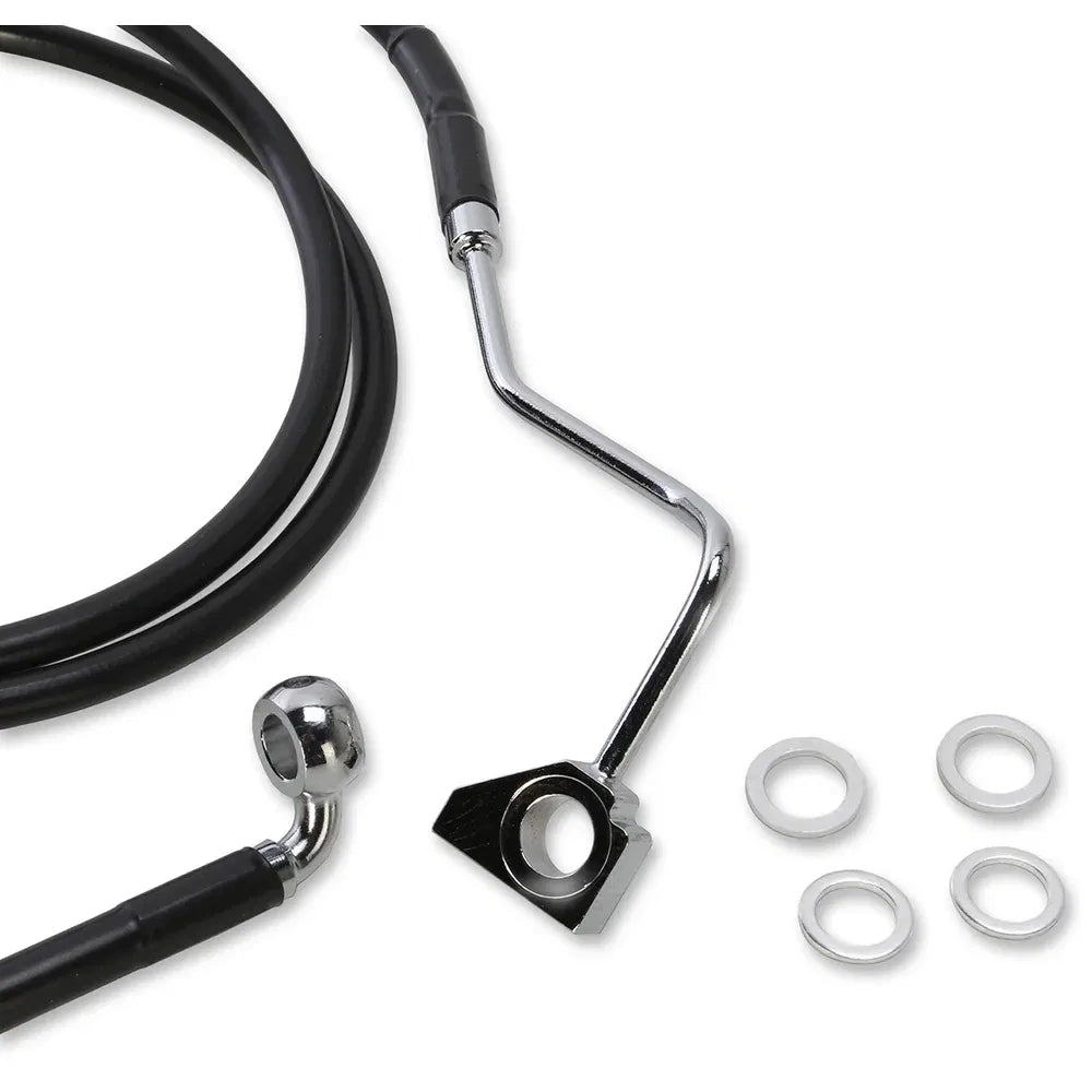 Kit de línea de freno de vinilo negro de longitud extendida