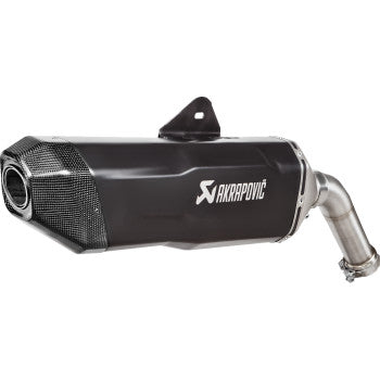Mofle Akrapovic Slip-On Line Titanium - Negro