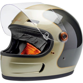 Casco Biltwell Gringo SV Helmet Tracker - Gloss Metallic Champagne/Charcoal
