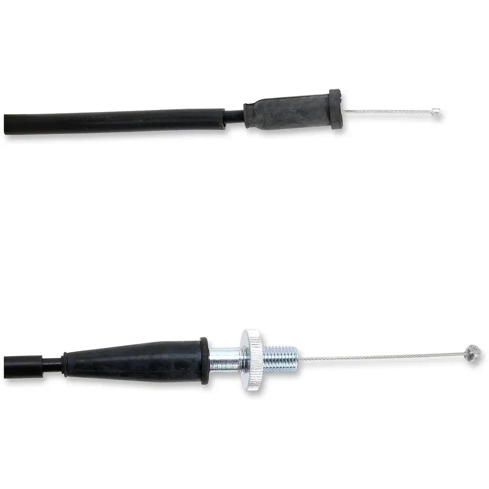 Cable del acelerador de vinilo negro.