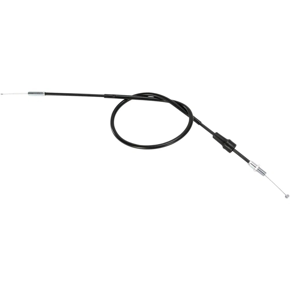 Cable del acelerador de vinilo negro.