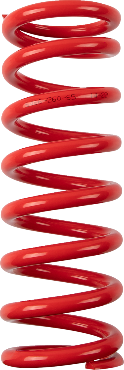 Resorte de choque - Resorte de choque - 64/66 mm OD - 65 n/mm - Rojo