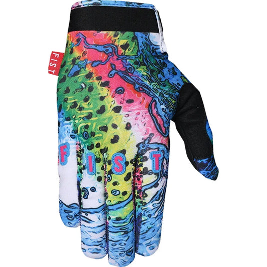 Guantes largos con tiras dylan para jóvenes con etiqueta roja keep it reel
