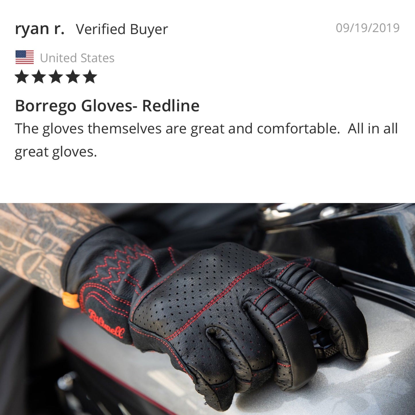 Guantes Biltwell Borrego - redline