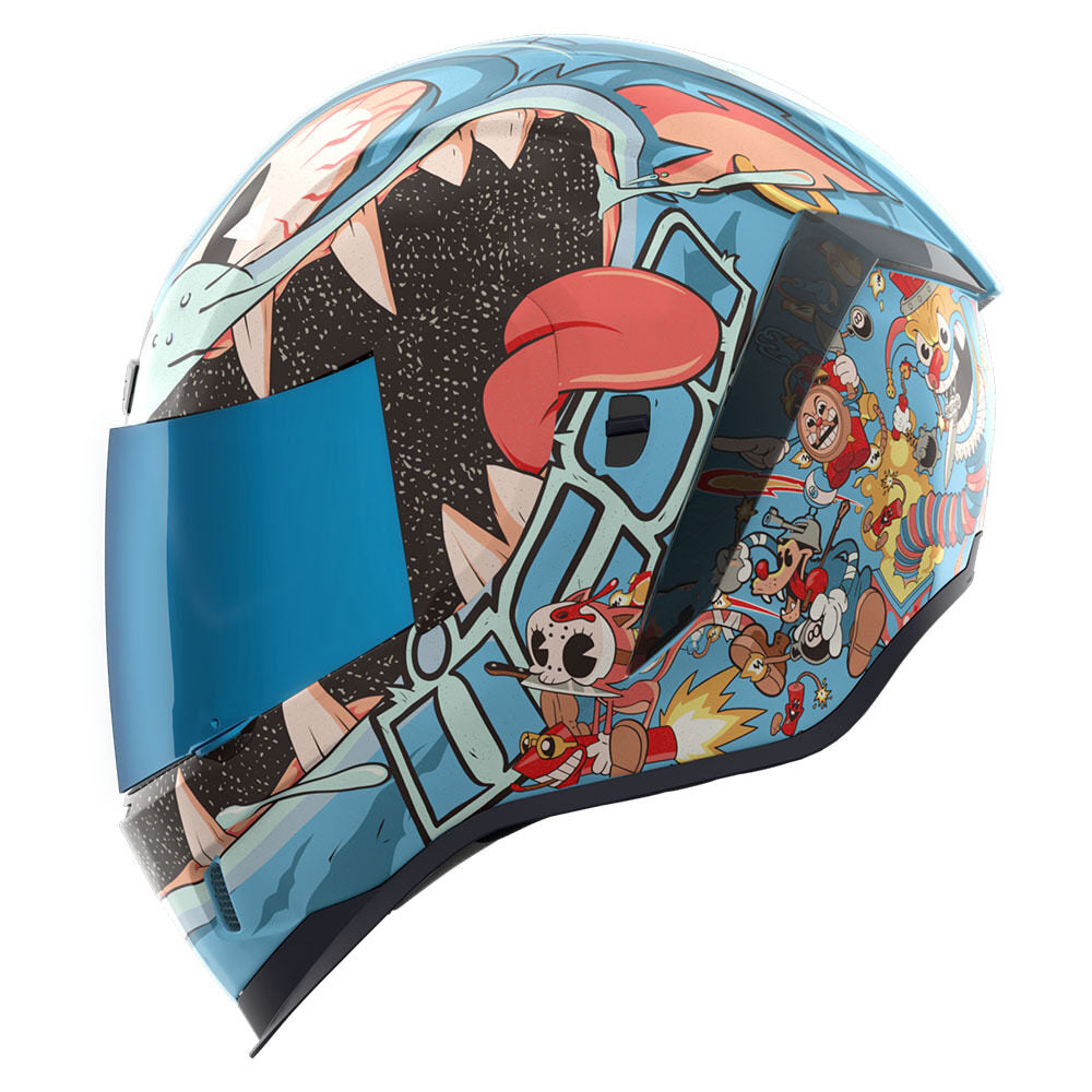 Casco Icon Airform MIPS 9 Lives - Azul