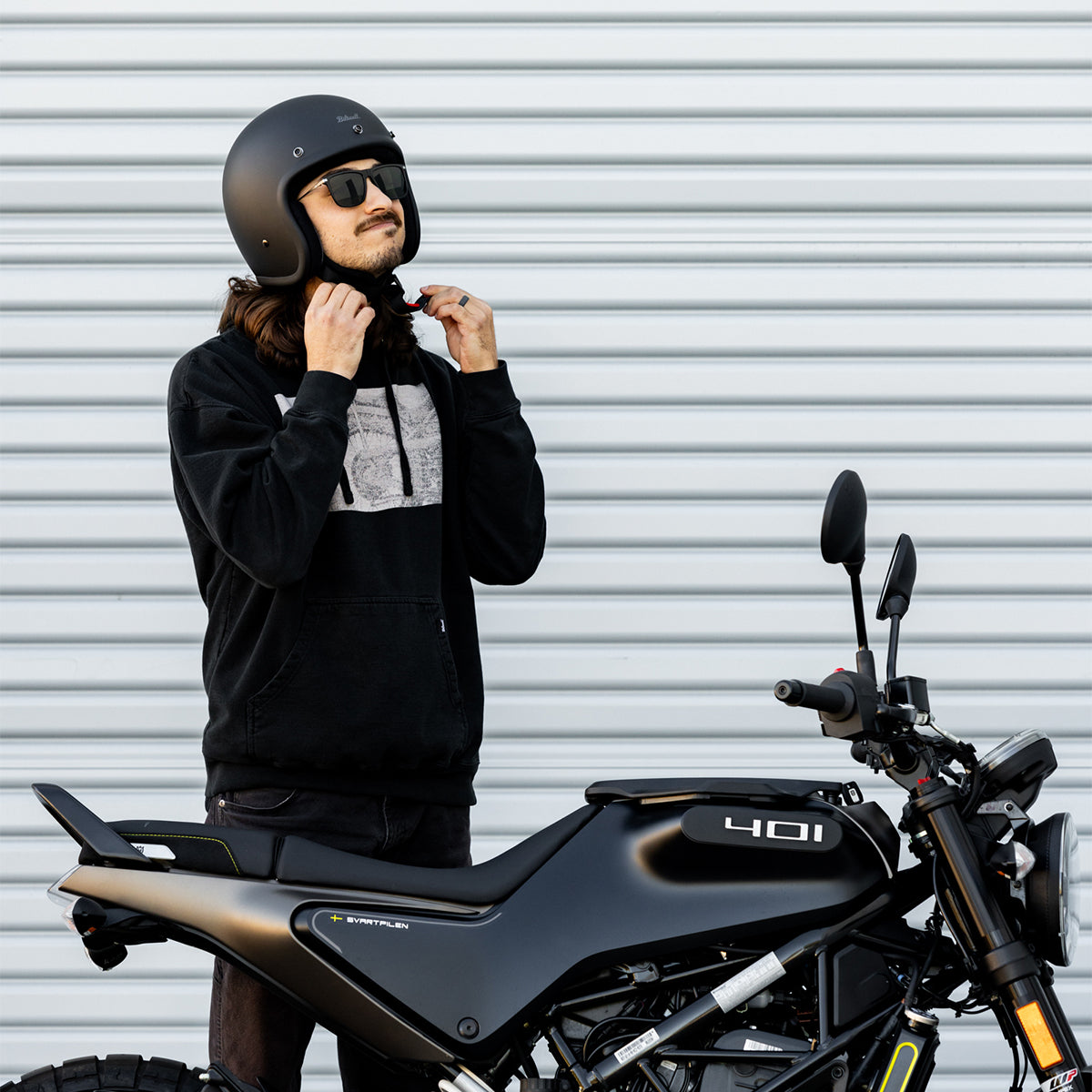 Casco Biltwell Bonanza - negro mate