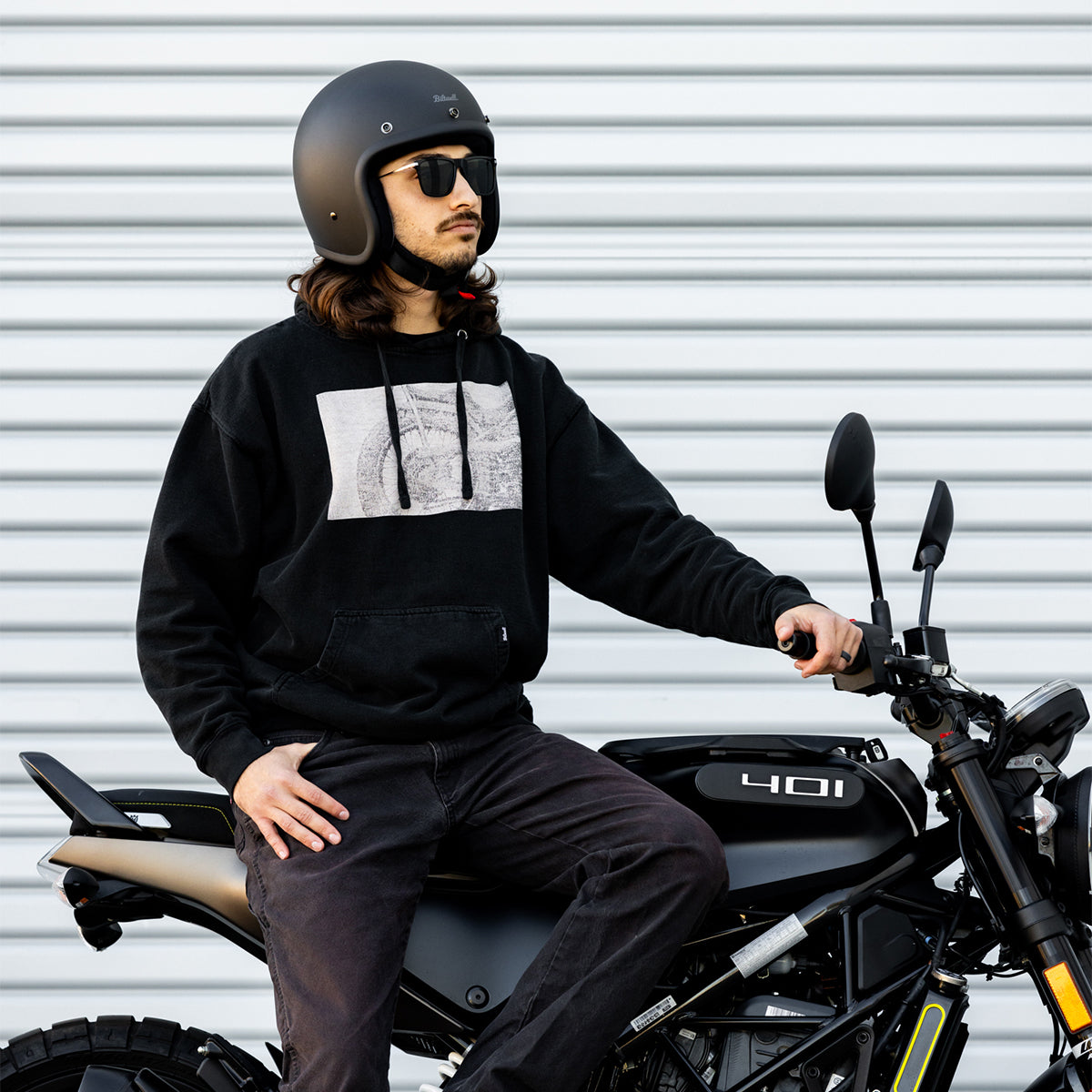 Casco Biltwell Bonanza - negro mate