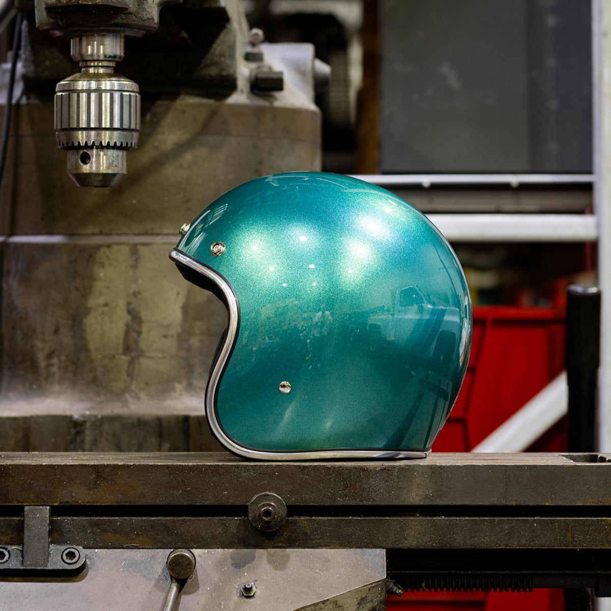 Casco Biltwell Bonanza - verde metalico catalina