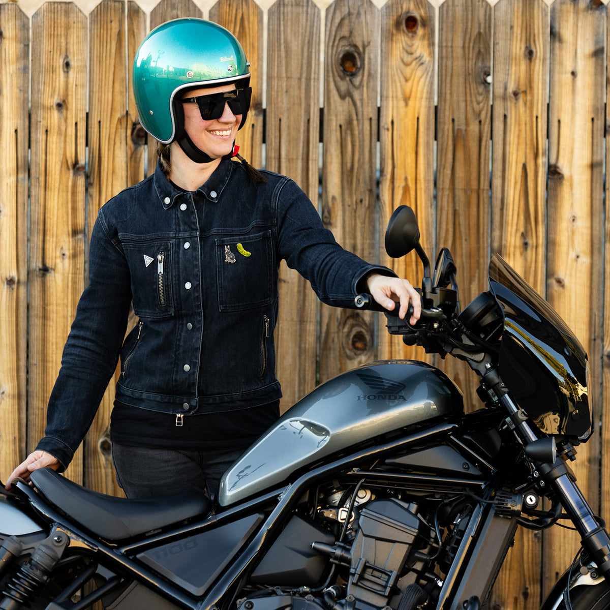 Casco Biltwell Bonanza - verde metalico catalina
