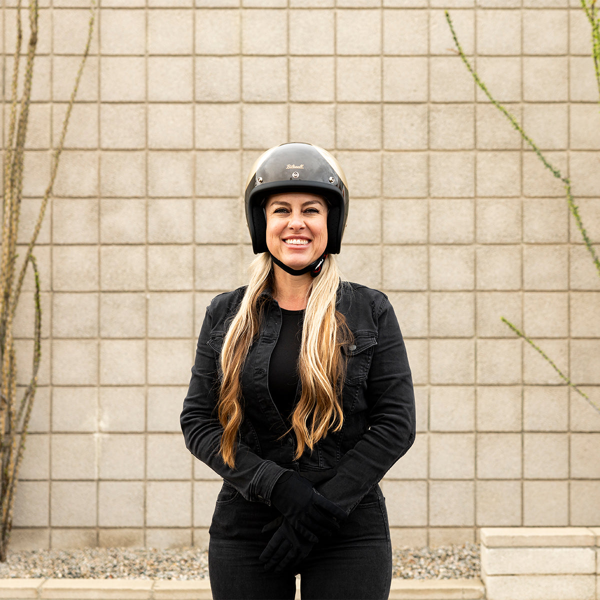 Casco Biltwell bonanza Scallop - Metallic Charcoal/Champagne